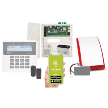 ZESTAW ALARMOWY BEZPRZEWODOWY SATEL PERFECTA 16-WRL Z PRF-LCD-WRL I MSP-300R
